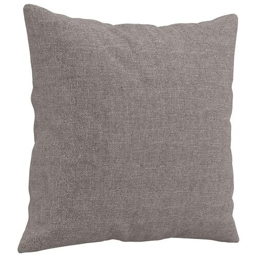 2 personers sofa med puder stof gråbrun