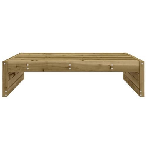 Udendørs fodskammel 120x80 cm imprægneret fyrretræ