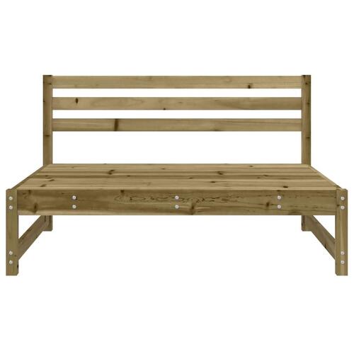 Midtermodul til havesofa 120x80 cm imprægneret fyrretræ