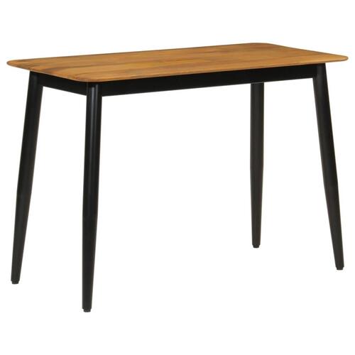 Spisebord 112x52x76 cm massivt mangotræ og jern