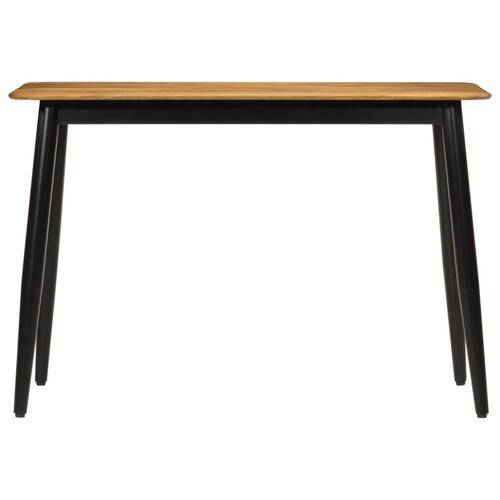 Spisebord 112x52x76 cm massivt mangotræ og jern