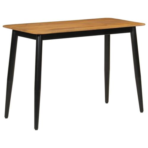 Spisebord 112x52x76 cm massivt mangotræ og jern