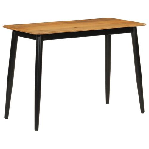 Spisebord 112x52x76 cm massivt mangotræ og jern