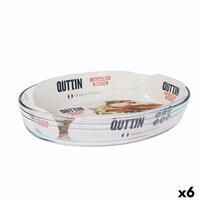 Ovn Fad Quttin Gennemsigtig Glas Oval 3,4 L 35,1 x 24,1 x 6,5 cm (6 enheder)