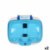 UV-sterilisation LongFit Care Escova de Dentes 15 x 23 x 6 cm (2 enheder)
