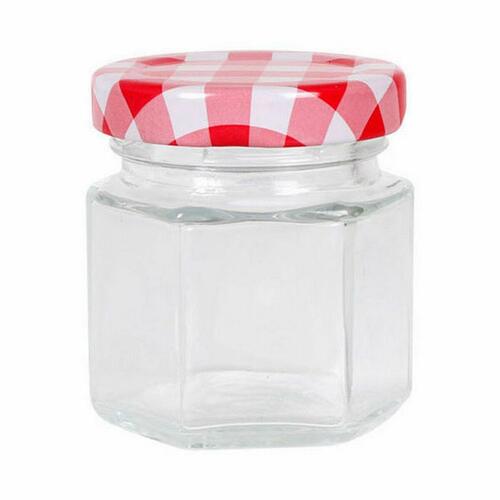 Gennemsigtig Glaskrukke Mediterraneo Glas 45 ml (96 enheder)