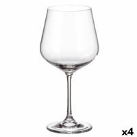 Sæt med glas Bohemia Crystal Sira 600 ml (6 enheder) (4 enheder)
