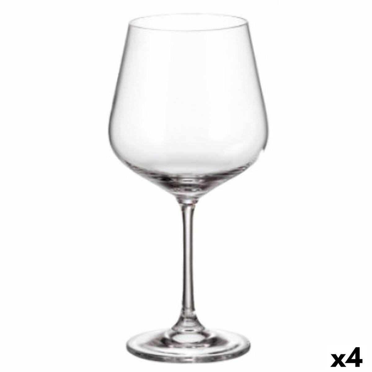 Sæt med glas Bohemia Crystal Sira 600 ml (6 enheder) (4 enheder)