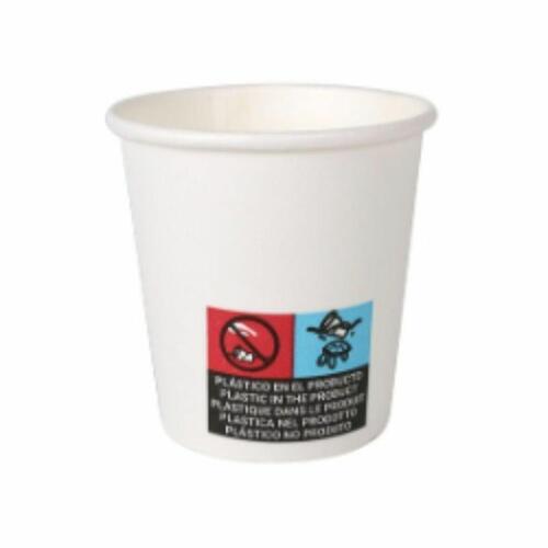 Glassæt Algon Pap Engangsanvendelse Hvid 36 Enheder 80 ml (50 Dele)
