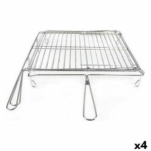 Grill Algon Chromsalt Roterende 40 x 45 x 10 cm (4 enheder)