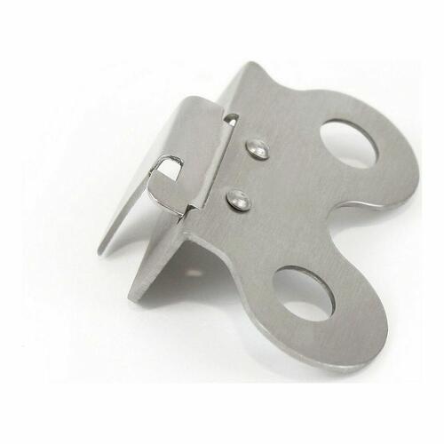Dåseåbner Stål Sølvfarvet 7,3 x 4,6 cm 1,5 mm (12 enheder)