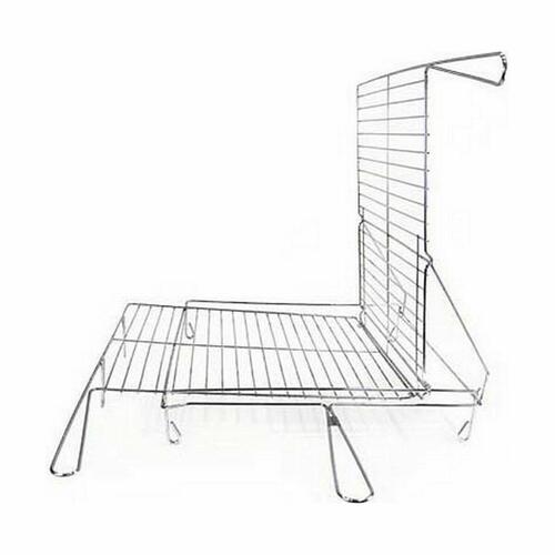 Grill Algon Chromsalt Roterende Sølvfarvet 45 x 50 x 9 cm (4 enheder)