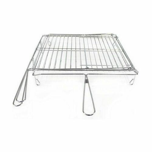 Grill Algon Chromsalt Roterende Sølvfarvet 45 x 50 x 9 cm (4 enheder)