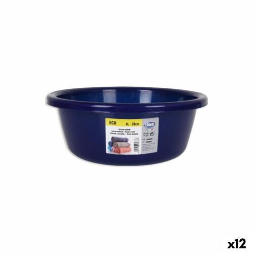 Opvaskebalje Dem Eco Cirkulær Blå 4 L 28 x 28 x 11 cm (12 enheder)