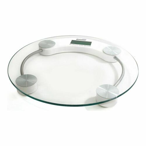 Digital badevægt Basic Home Gennemsigtig 33 x 3,5 cm (6 enheder)