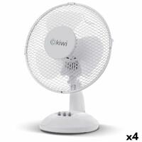 Bordventilator Kiwi Hvid Ø 27 cm 21W (4 enheder)