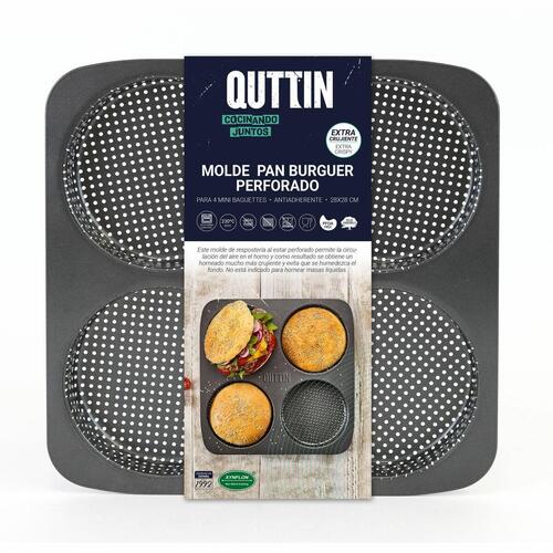 Formet form Quttin Burguer 28 x 28 x 2,5 cm (12 enheder)