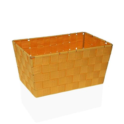 Kurv Versa Flandes Gul Tekstil 20 x 15 x 30 cm