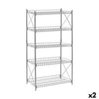 Hylder Confortime Metal 52 x 34 x 110 cm (2 enheder)