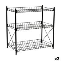 Hylder Confortime Metal 52 x 34 x 55 cm (2 enheder)