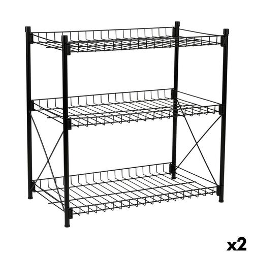 Hylder Confortime Metal 52 x 34 x 55 cm (2 enheder)