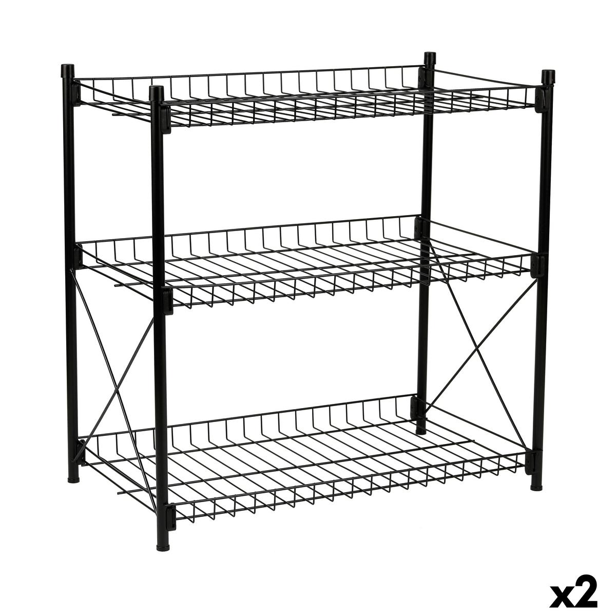 Hylder Confortime Metal 52 x 34 x 55 cm (2 enheder)