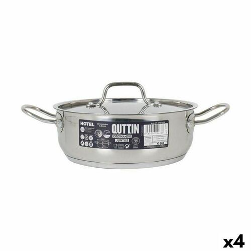 Gryde Med Låg Quttin Hotel Stål ø 22 x 8 cm (4 enheder)