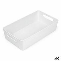 Multibrug kurv Confortime Hvid 38 x 22 x 9,5 cm (10 enheder)