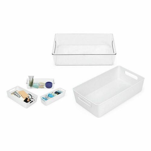 Multibrug kurv Confortime Hvid 38 x 22 x 9,5 cm (10 enheder)