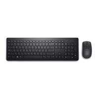 Tastatur og mus Dell KM3322W Qwerty US Sort QWERTY