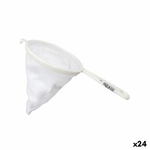 Dørslag Hvid Plastik Franela Ø 12 cm (24 enheder)