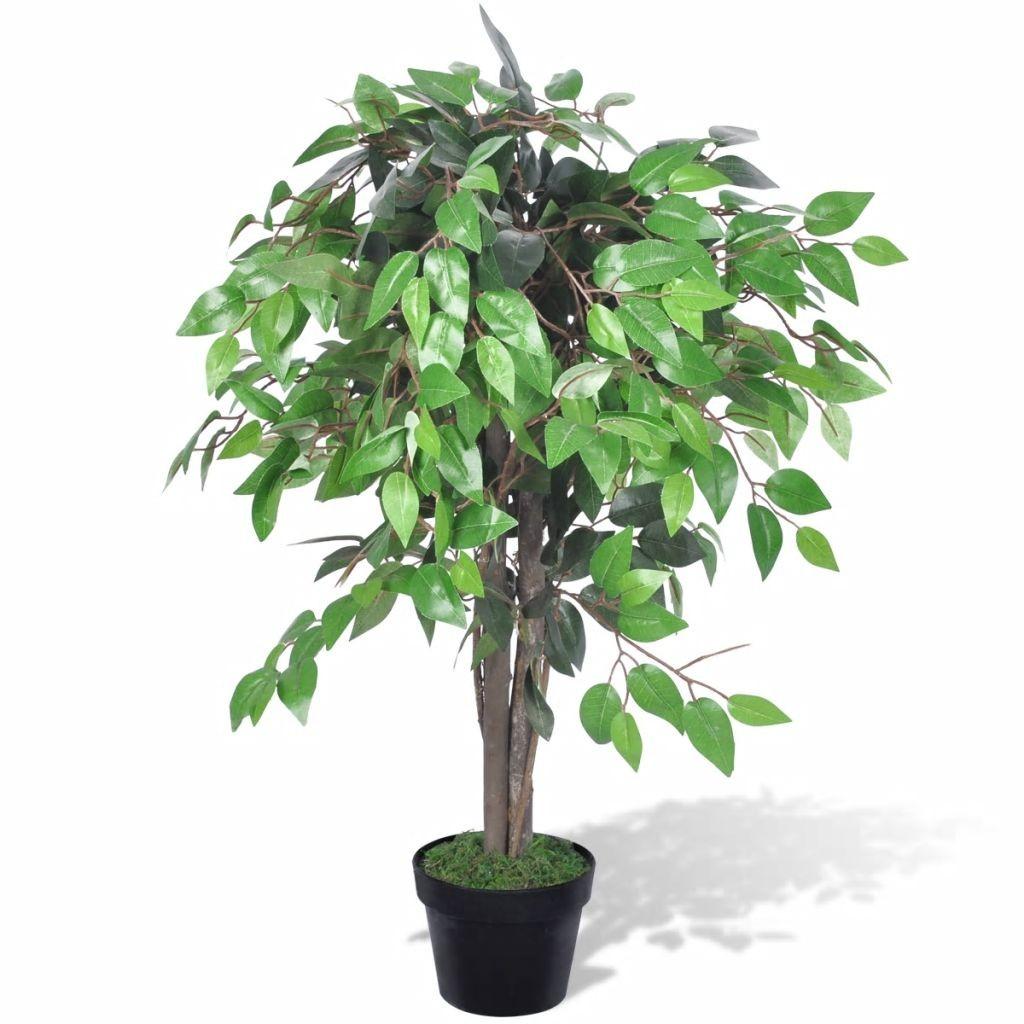 Kunstig Plante Ficus Træ med Potte 90 cm