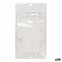 Kagefad Wooow Hvid Papir 19 x 30 cm 24 Dele (36 Enheder)