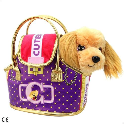 Bamse Funville Cutekins Håndtasker Hund 25 x 20 x 13 cm (2 enheder)