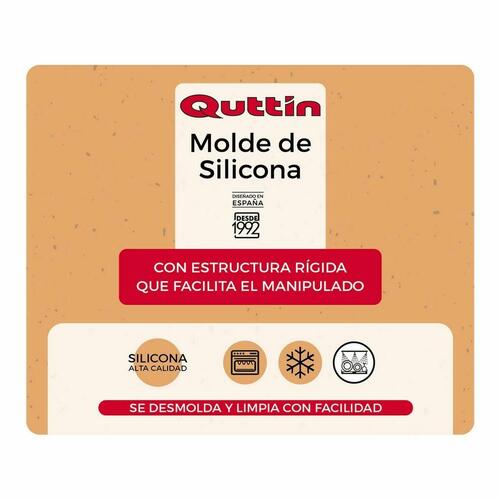 Bageform Quttin Silikone Stiv 24,3 x 24,3 cm (8 enheder)