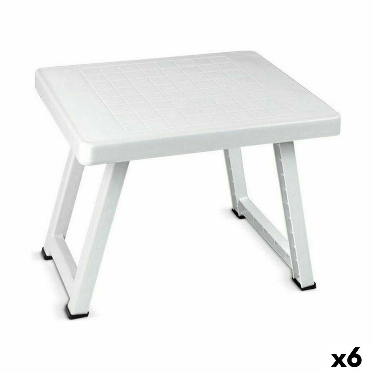 Lille serveringsbord Confortime Foldbar Plastik 51 x 40 x 40 cm (6 enheder)