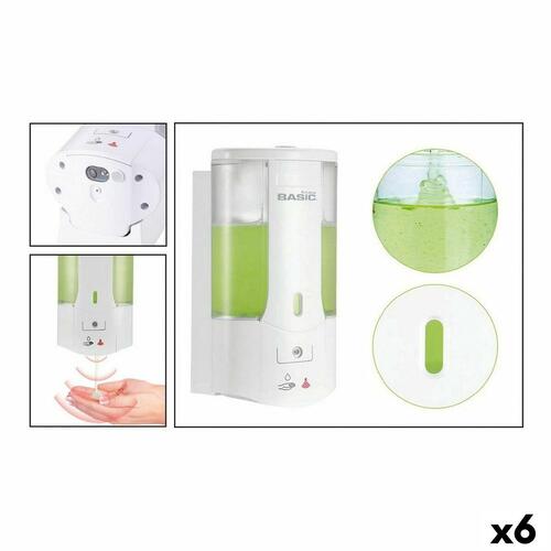 Sæbedispenser Basic Home Elektrisk Væg 400 ml (6 enheder)