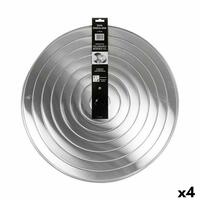 Stegepande låg VR Aluminium 70 x 70 x 3 cm (4 enheder)