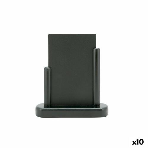 Tavle Securit Med støtte Sort 17,5 x 15,5 x 5 cm