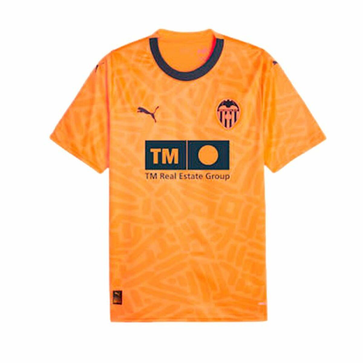 Kortærmet fodboldtrøje til mænd Puma Valencia CF 3rd Kit 23/24 Orange M