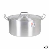 Gryde Med Låg Aluminium 43 x 36 x 16 cm (3 enheder)