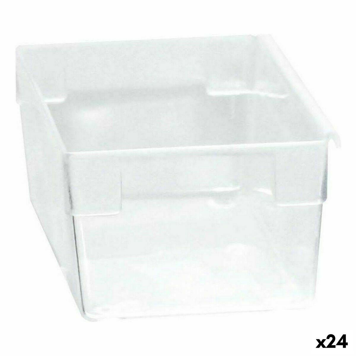 Multifunktionel Æske modulær Gennemsigtig 15 x 8 x 5,3 cm (24 enheder)