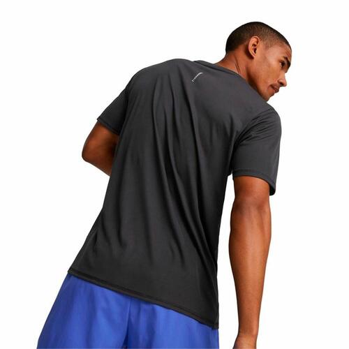Kortærmet T-shirt til Mænd Puma Run Favorite Ss Sort M