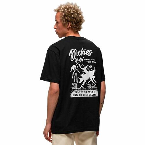 Kortærmet T-shirt til Mænd Dickies Dighton Sort M