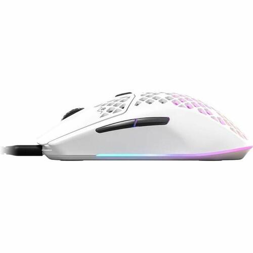 Gaming-mus SteelSeries AEROX 3 (2022) SNOW EDITION Hvid