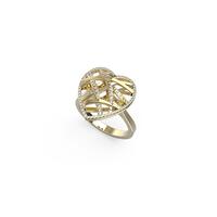 Ring til kvinder Guess JUBR03101JWYG52 12