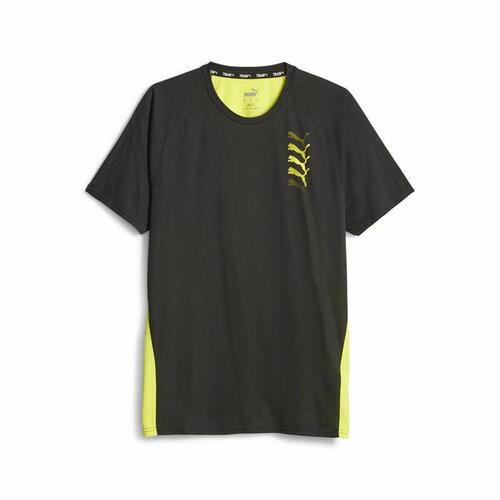 Kortærmet T-shirt til Mænd Puma Fit Triblend Ul Sort M