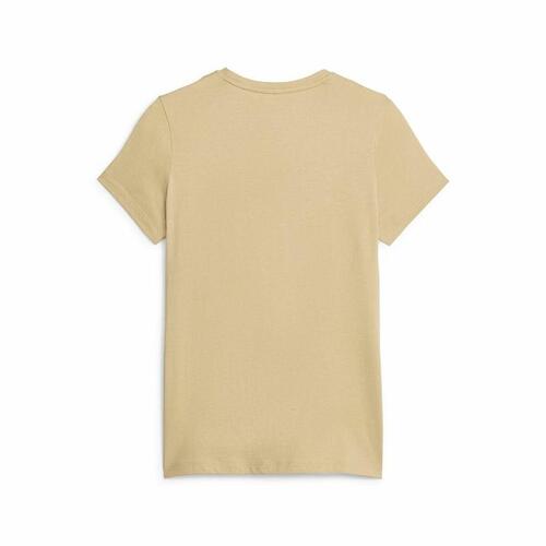Kortærmet T-shirt til Kvinder Puma Ess Logo Beige L