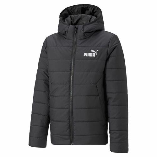 Sportsjakke til børn Puma Essodeddded Sort 7-8 år