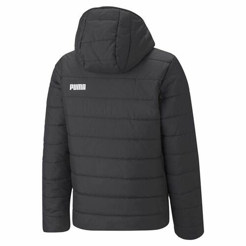 Sportsjakke til børn Puma Essodeddded Sort 7-8 år